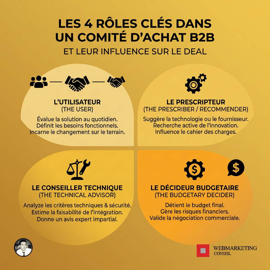 Infographie comité d'achat B2B