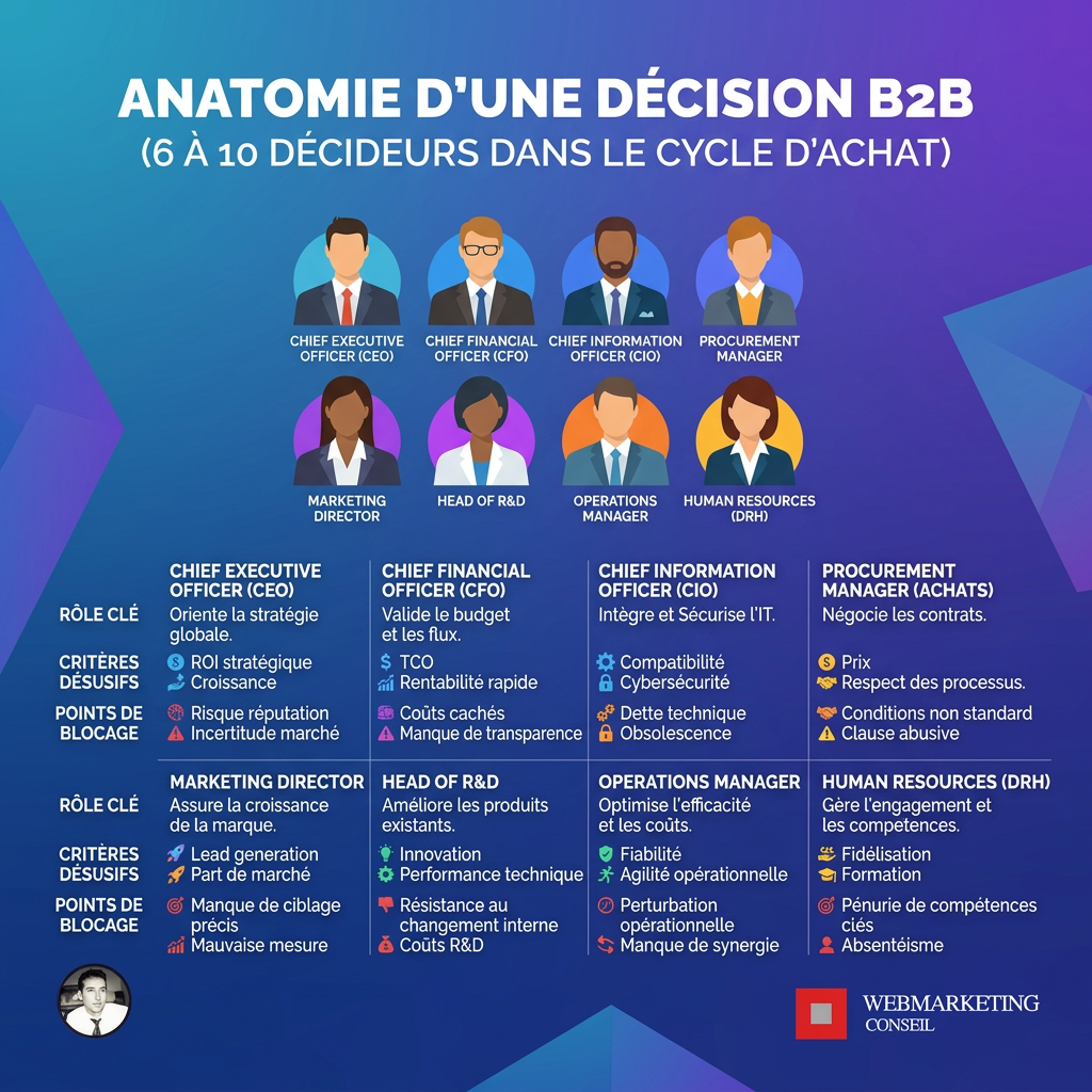 Comité de décision B2B multi-parties