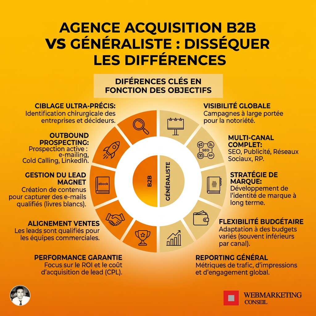 Comparatif agence B2B vs généraliste