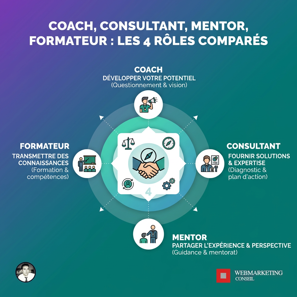 Tableau comparatif des 4 profils d'accompagnement
