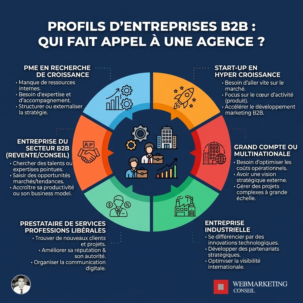 Typologies clients agence webmarketing B2B