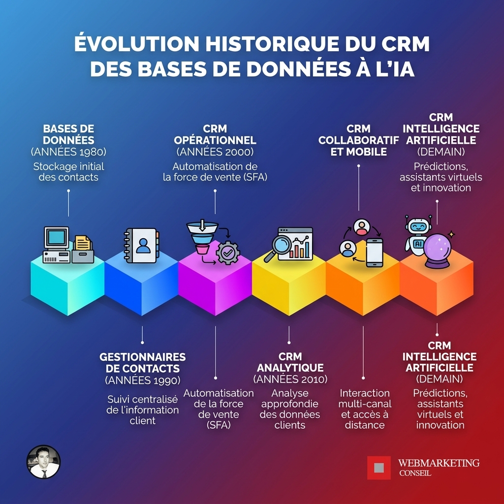Histoire et évolution du logiciel CRM