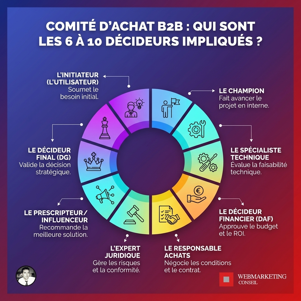 Décideurs multiples dans un achat B2B