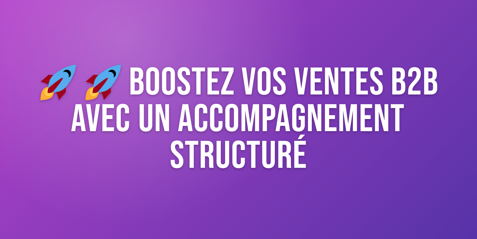 Accompagnement Commercial B2B : le Guide Complet pour Booster vos Ventes