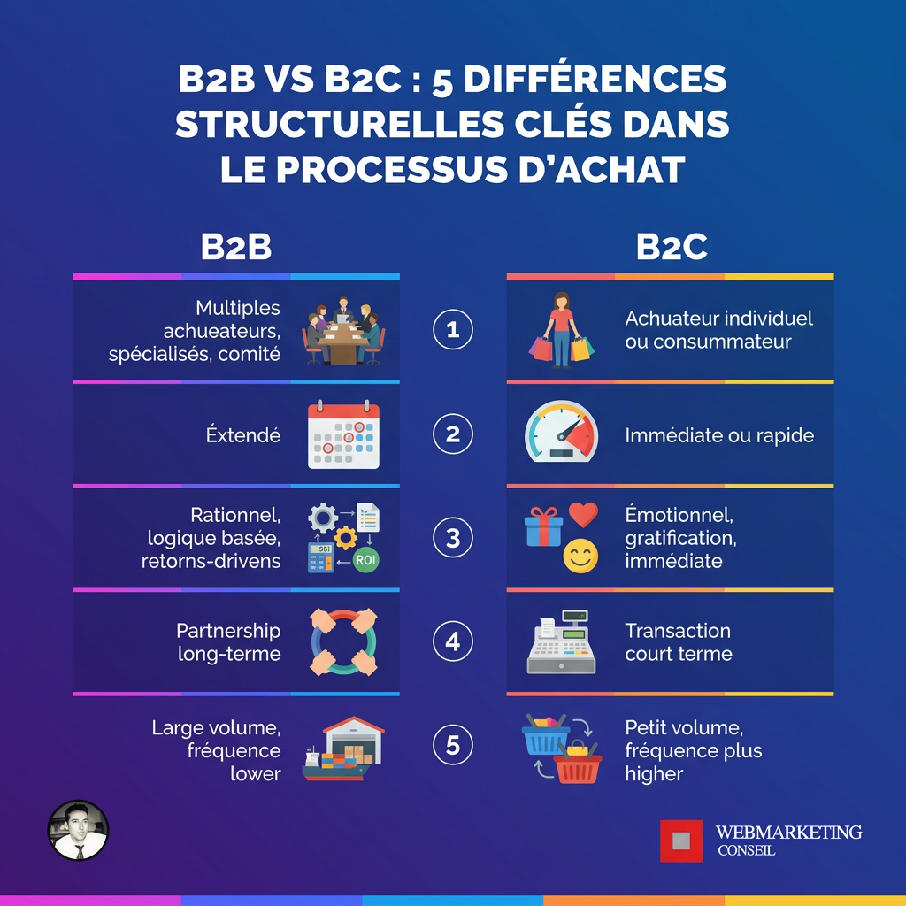 Comparatif B2B et B2C