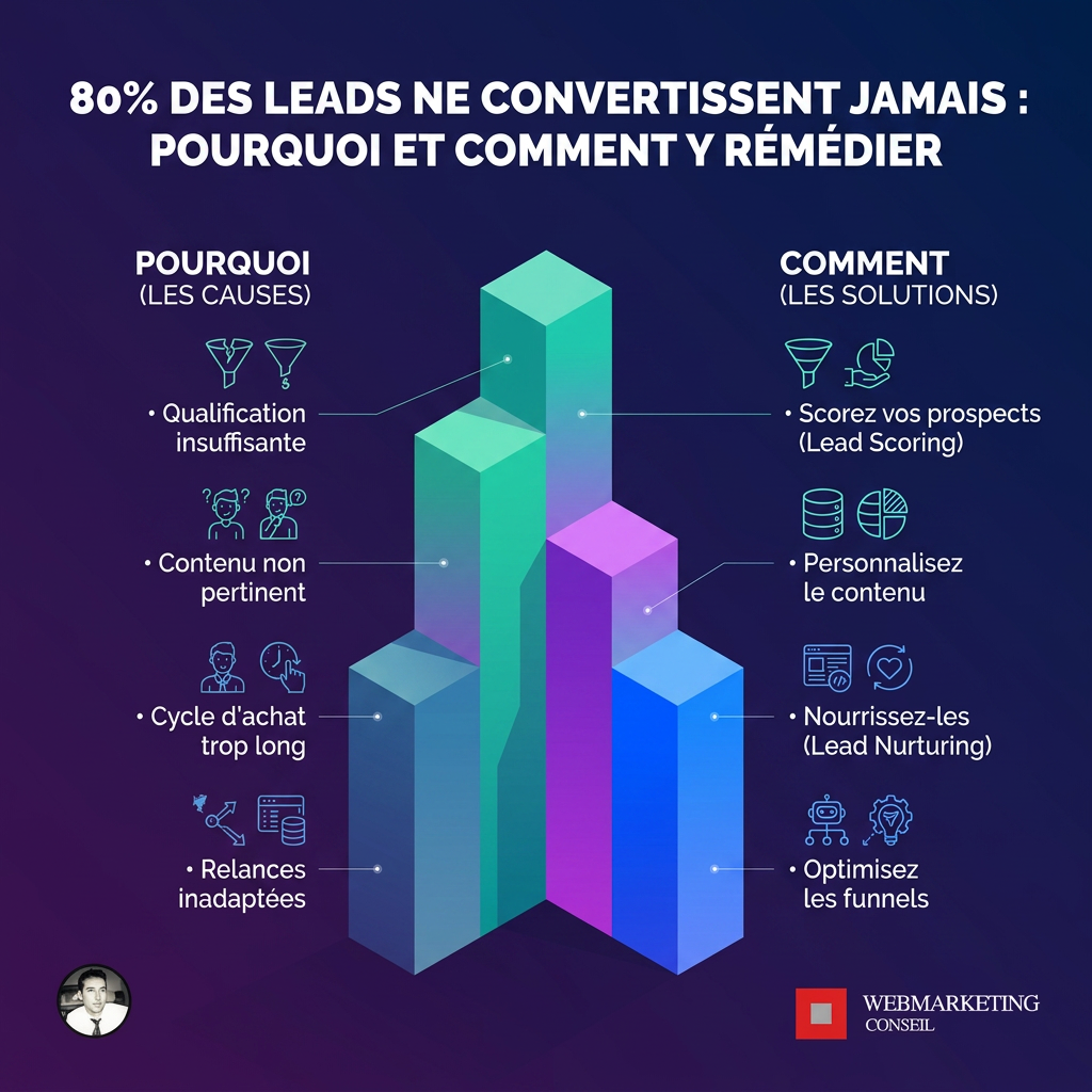 Statistique leads non convertis et solutions structurelles