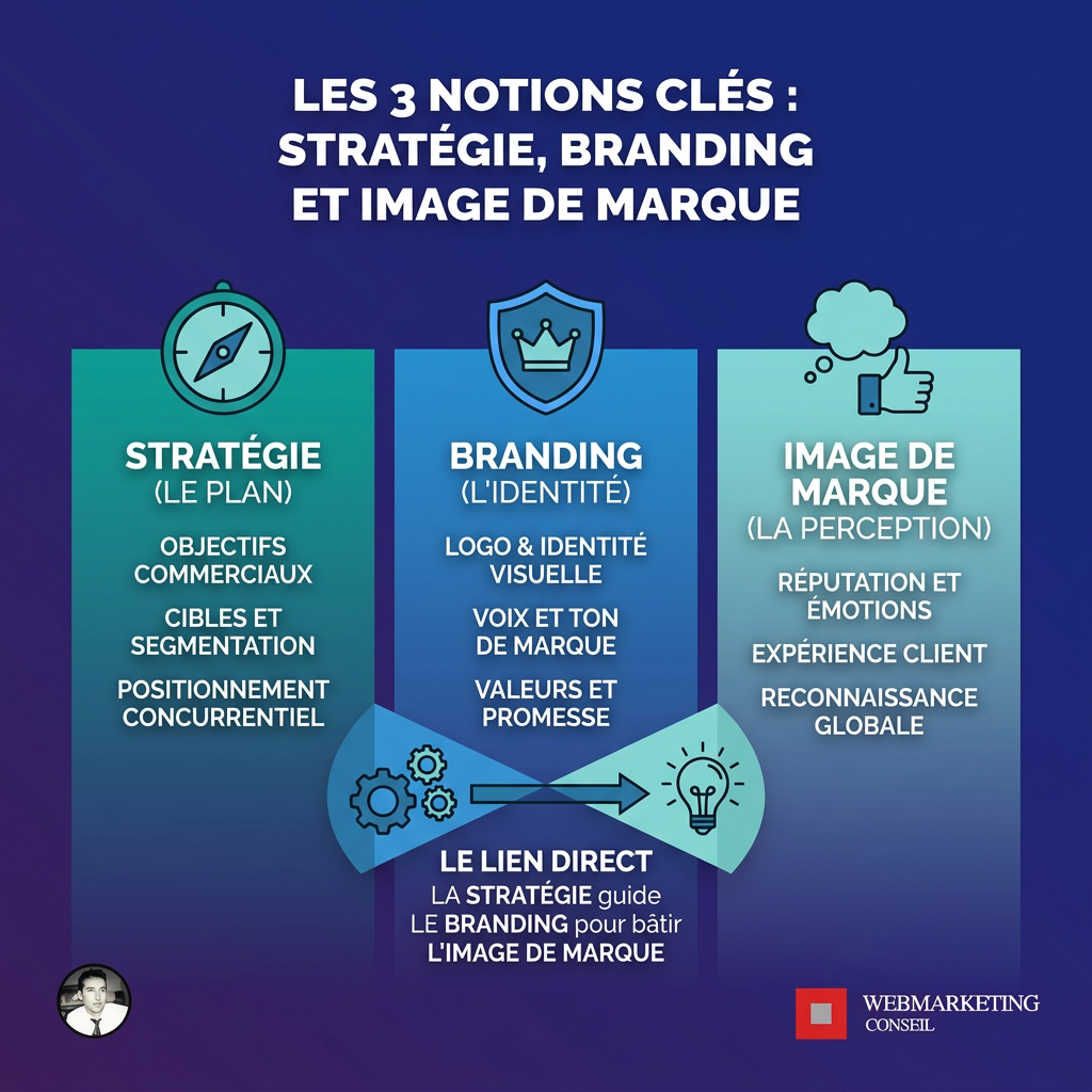 Distinction stratégie branding image de marque