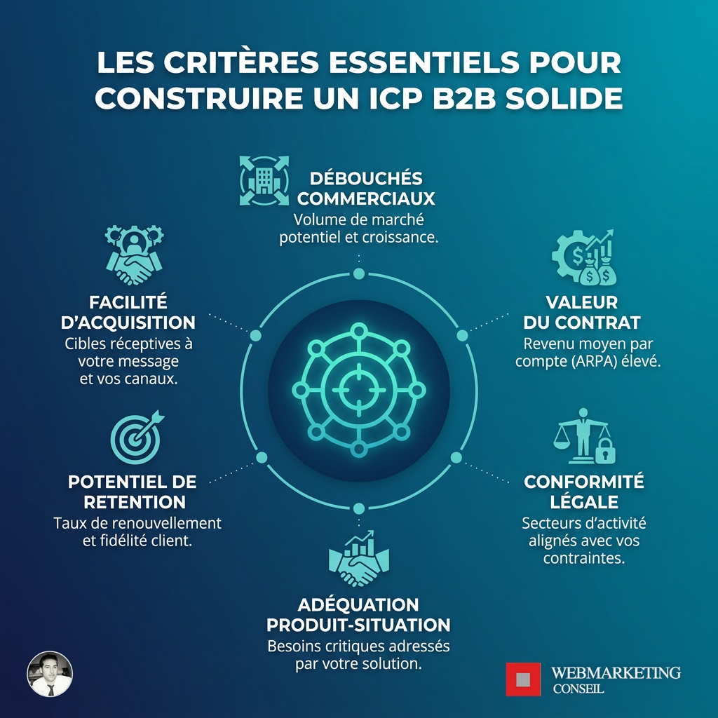 Infographie critères ICP B2B