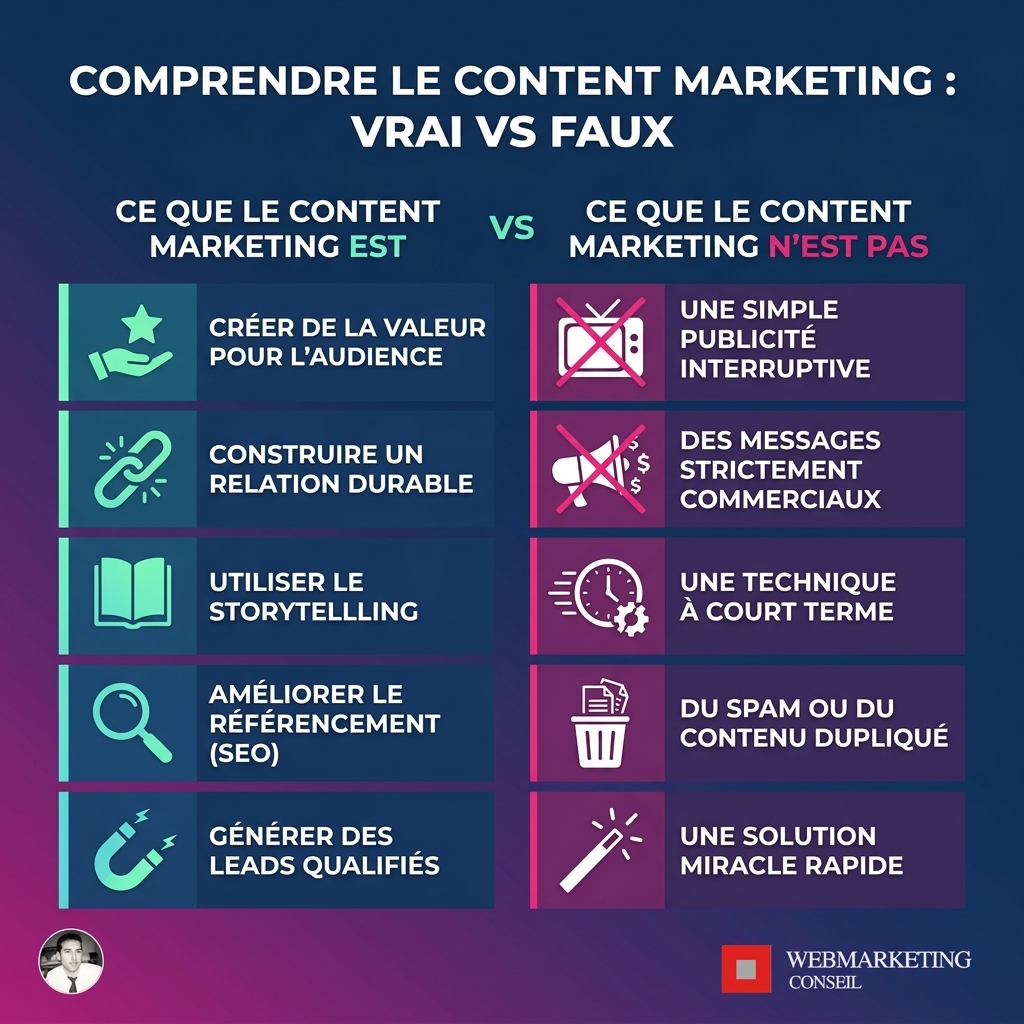 Définition et périmètre exact du content marketing